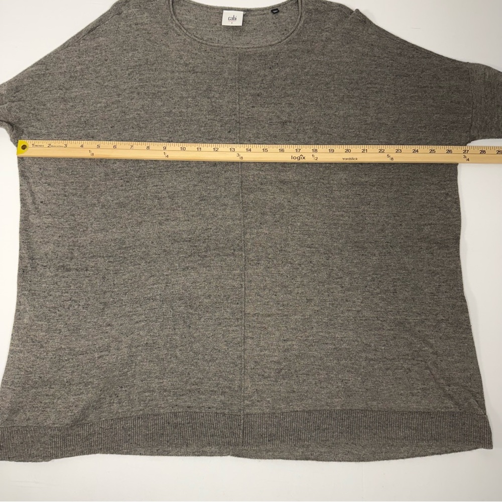 Oversized Cabi Brown Cotton Viscose Blend Pullover Sweater S Small - Picture 5 of 10